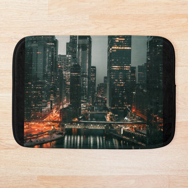 Item preview, Skyline Nighttime | City, Cityscape, Evening designed and sold by QShore.