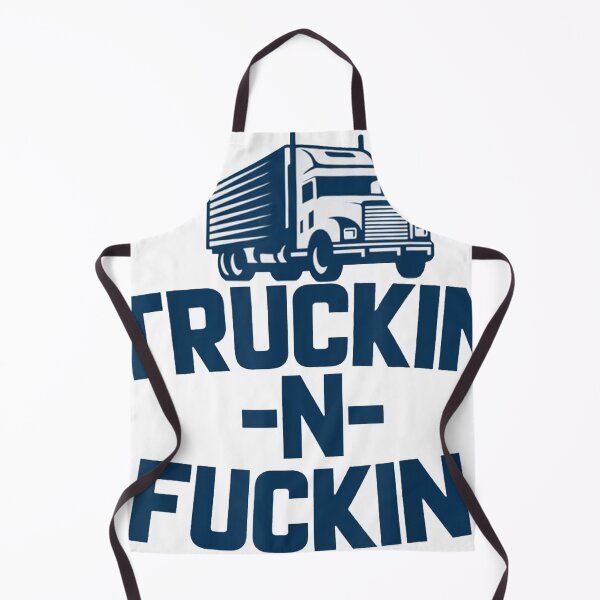 Item preview, Truckin And Fuckin Funny Trucker T-Shirt designed and sold by jamesaduar.
