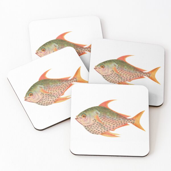 Item preview, Tropical vintage fish design designed and sold by TrippyEarth.