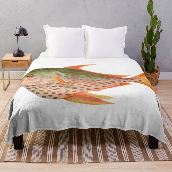 Item preview, Tropical vintage fish design designed and sold by TrippyEarth.