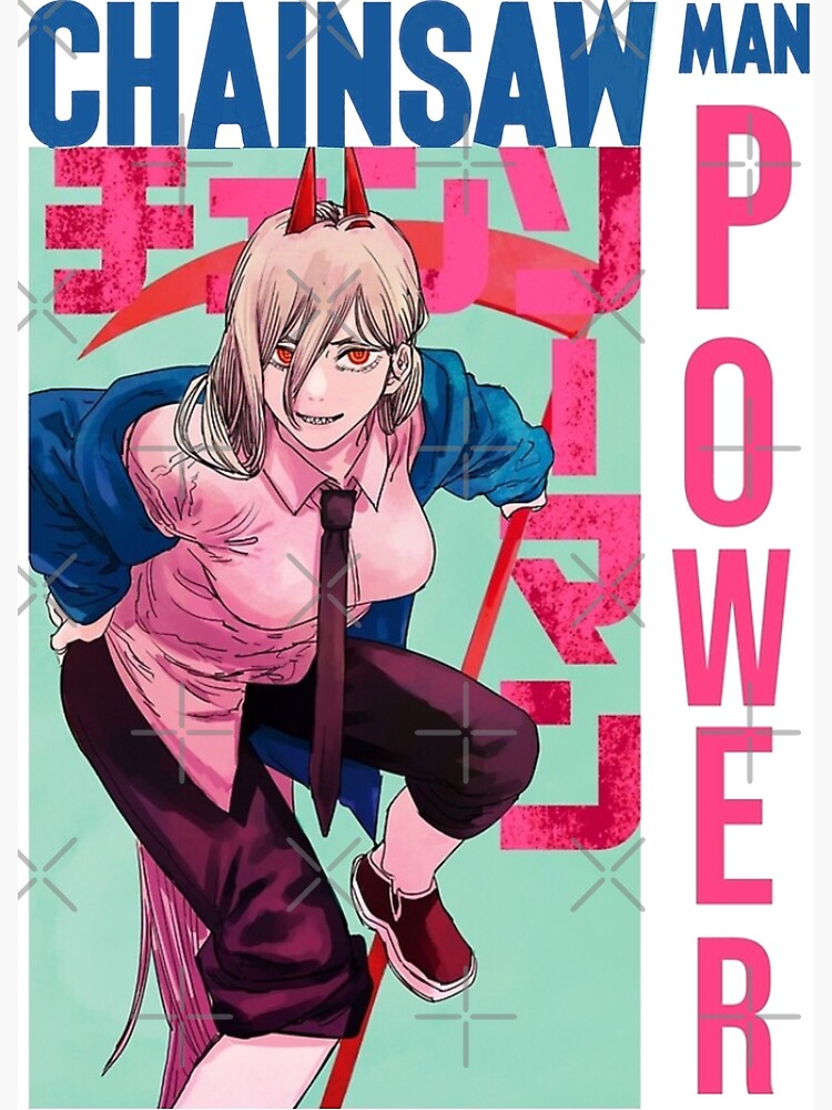 "Chainsaw Man Power Chainsaw Man " Metal Print for Sale by Anime