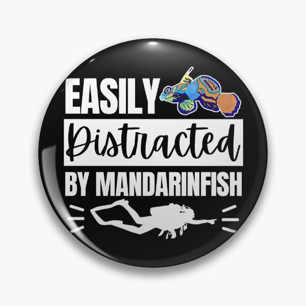 Item preview, Easily Distracted By Mandarinfish designed and sold by StudioAquaLumos.