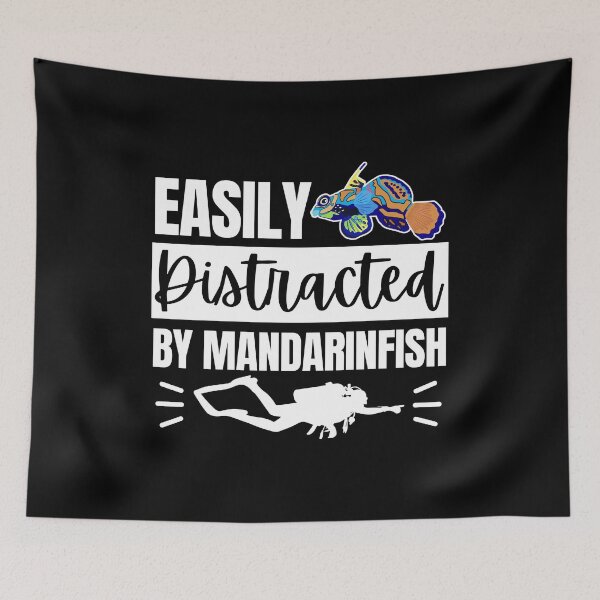 Item preview, Easily Distracted By Mandarinfish designed and sold by StudioAquaLumos.