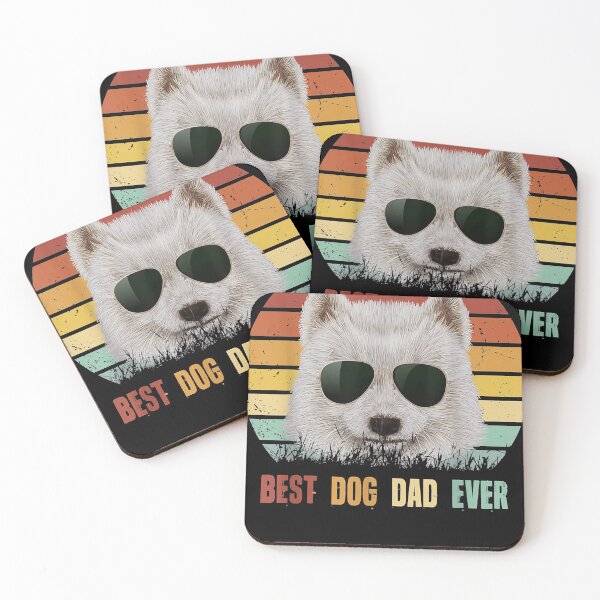 Item preview, Mens Vintage Best Dog Dad Ever Samoyed Tshirt Fathers D designed and sold by IsraelCastro.