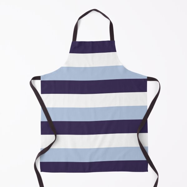 Item preview, 3 Large ALICE BLUE, NAVY BLUE and WHITE Horizontal STRIPES designed and sold by RachelMacht.