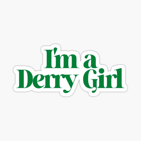 Vista previa del artículo con la obra «Soy una chica de derry», diseñado y vendido por leoshe.