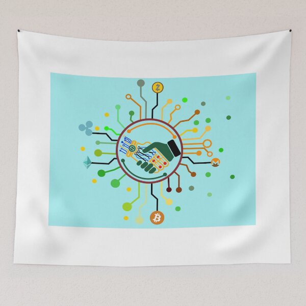 Item preview, Crypto icon on CPU of head man circuit designed and sold by WP-7824.