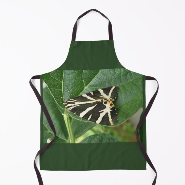Item preview, Jersey Tiger Moth on a Bean Leaf Photograph designed and sold by naturegallery.