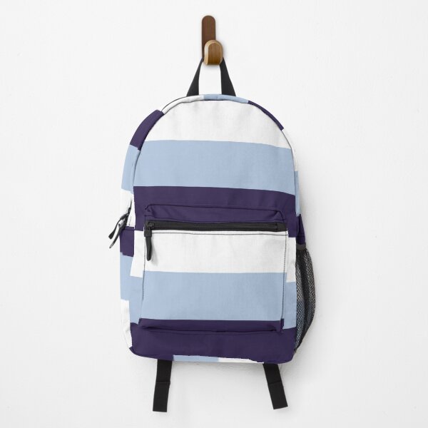 Item preview, 3 Large ALICE BLUE, NAVY BLUE and WHITE Horizontal STRIPES designed and sold by RachelMacht.