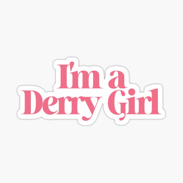 Vista previa del artículo con la obra «Soy una chica de derry», diseñado y vendido por leoshe.