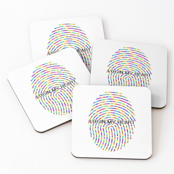 Item preview, LOGIN MY HEART, fingerprint designed and sold by HiChois.