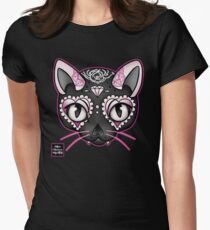 Day of the Kitty PINK Women's Fitted T-Shirt