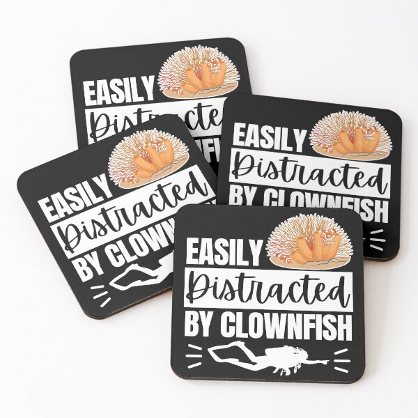 Item preview, Easily Distracted By Clownfish(Anemonefish) designed and sold by StudioAquaLumos.