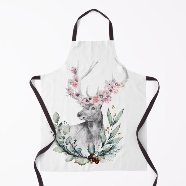Item preview, WANDERLUST FLOWER CROWN STAG DEER designed and sold by CeraRoss.