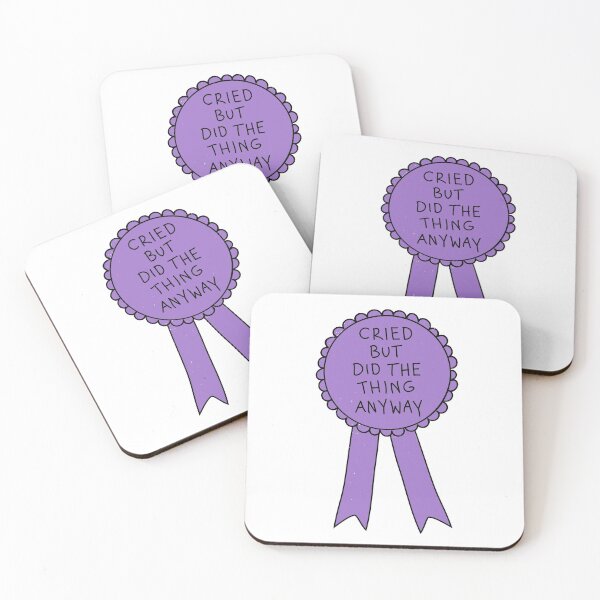 Item preview, Did The Thing Anyway Purple designed and sold by Me And The Moon.