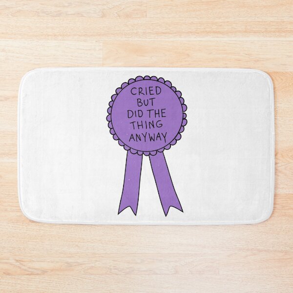Item preview, Did The Thing Anyway Purple designed and sold by Me And The Moon.