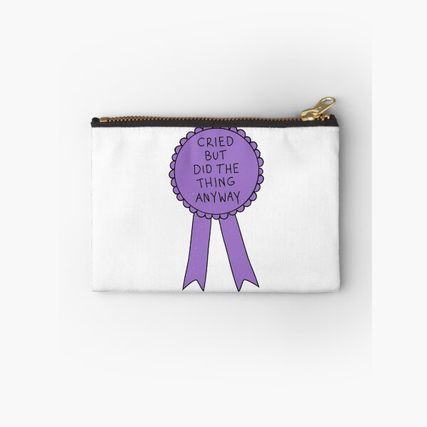 Item preview, Did The Thing Anyway Purple designed and sold by Me And The Moon.