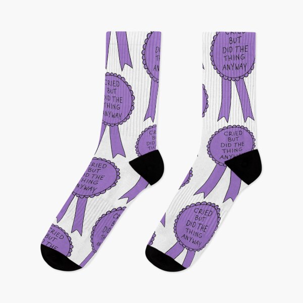 Item preview, Did The Thing Anyway Purple designed and sold by Me And The Moon.
