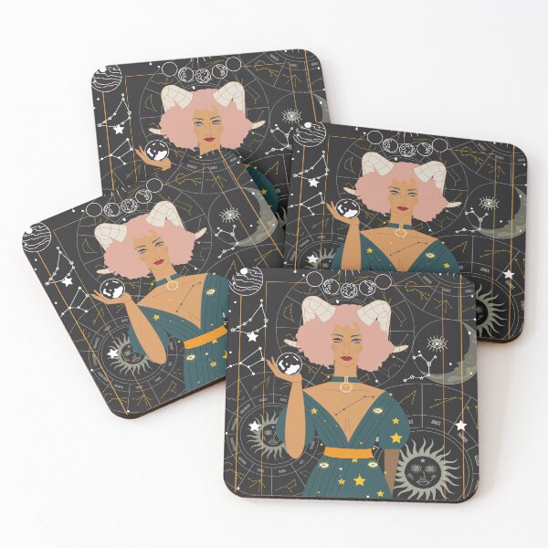 Item preview, Aries Zodiac | Horoscope | Constelation Art | Space full of stars  designed and sold by IncognitobyE.