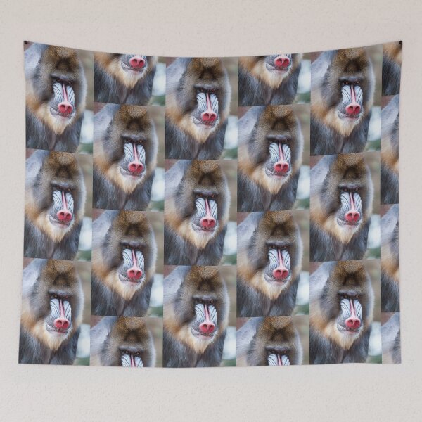 Item preview, colorful mandrill designed and sold by Ingo Gerlach.