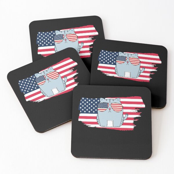 Item preview, 4th of July Meowica designed and sold by MoohAs.