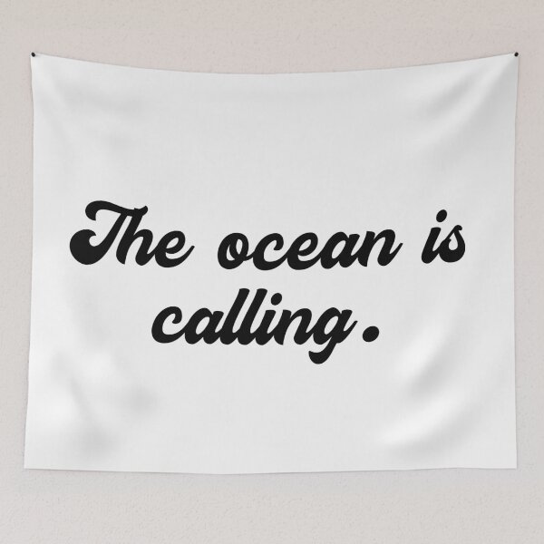 Item preview, the ocean is calling - summer - beach - surfing designed and sold by SunsetCloud.