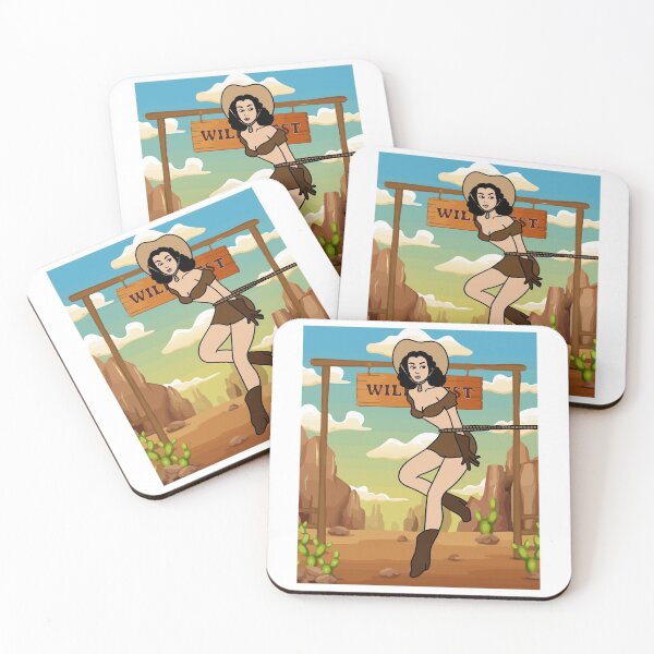 Item preview, Retro Wild West Cowboys Rodeo designed and sold by flofin.
