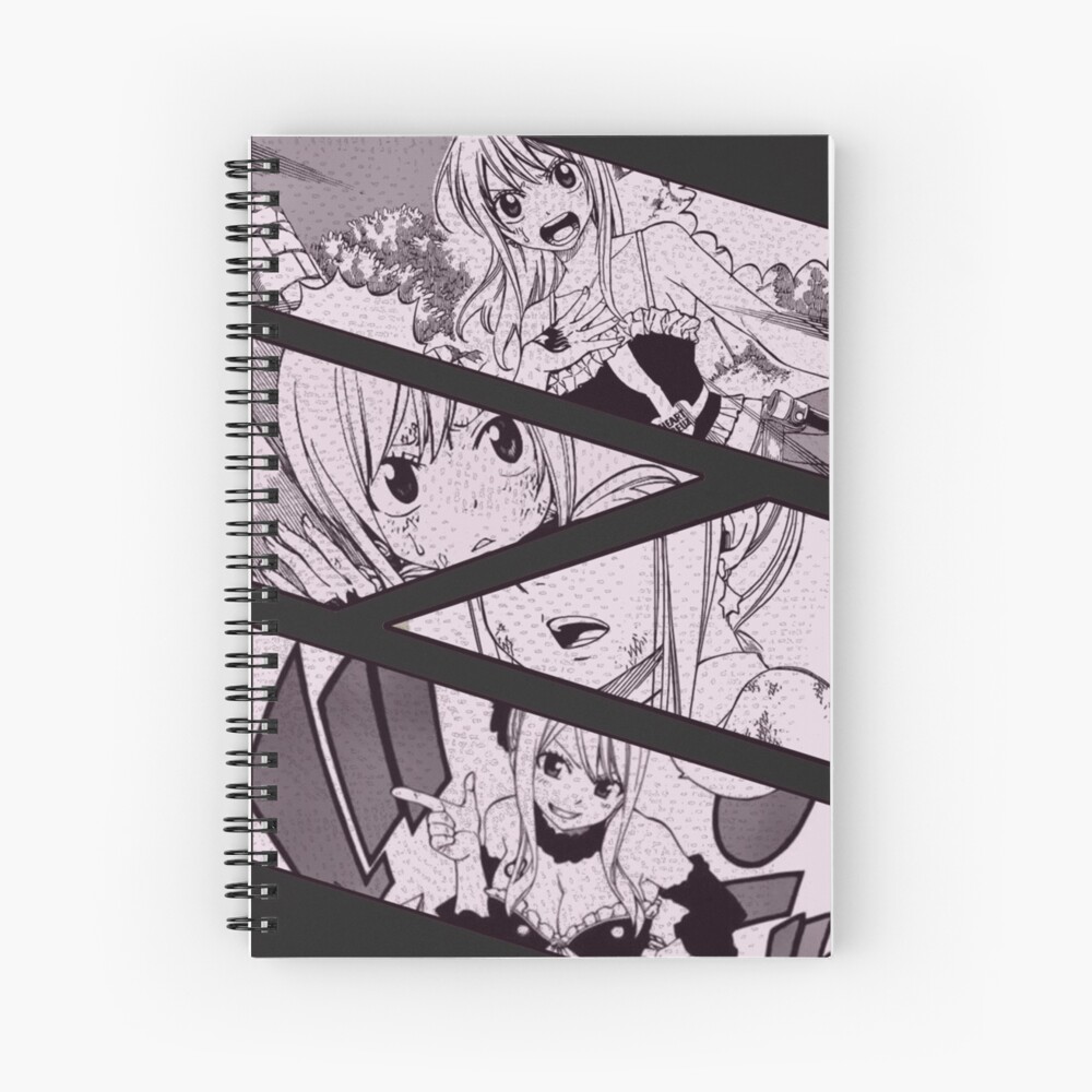 Fairy Tail Lucy Heartfilia Name Anime Spiral Notebook