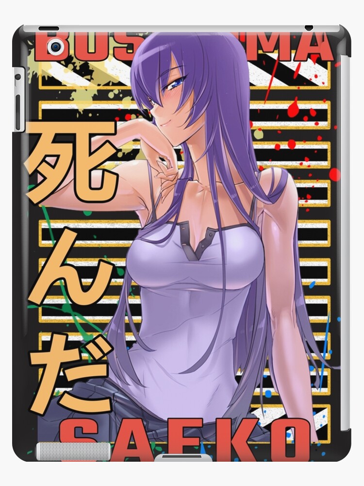 Anime Poster Highschool of The Dead Busujima Saeko Fanart Hot