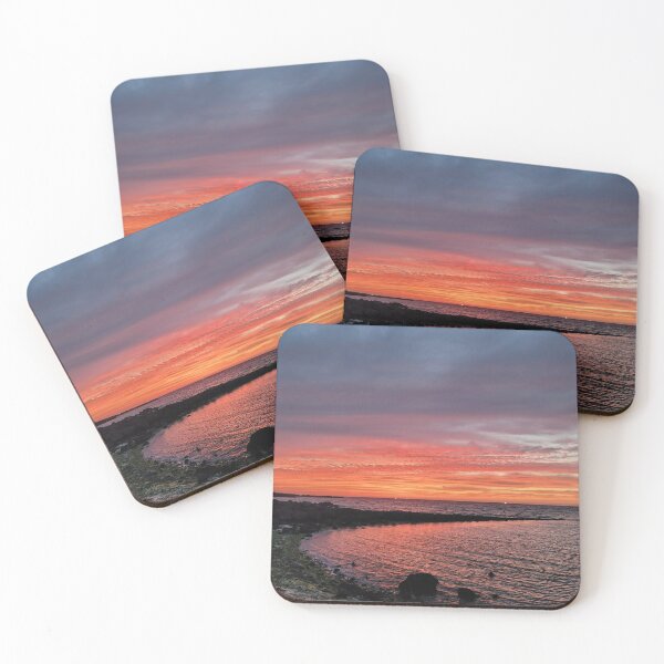 Item preview, Sunset view of the eastern sea beach of Jeju, Jeju Island.Korea. designed and sold by human8891.