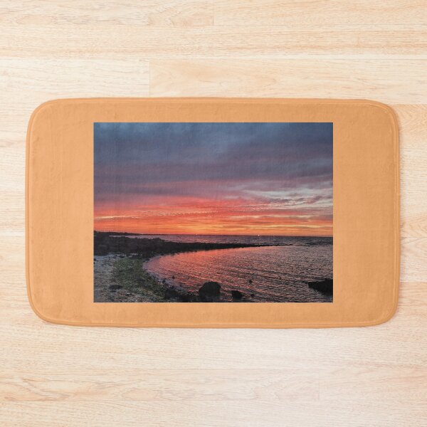 Item preview, Sunset view of the eastern sea beach of Jeju, Jeju Island.Korea. designed and sold by human8891.