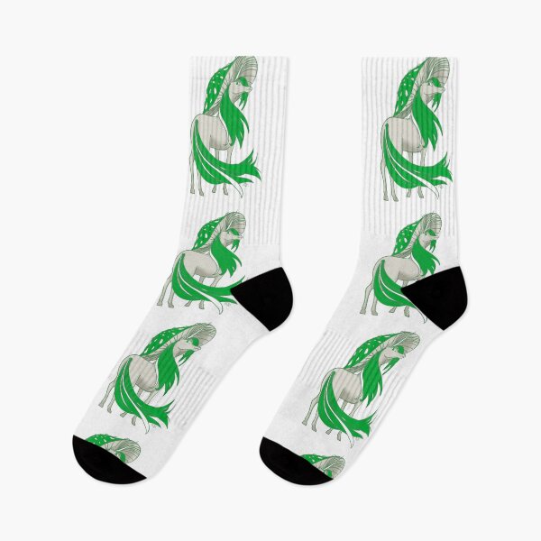 Item preview, Green Amanita Muscaria (Fly Agaric) Mushroom Unicorn designed and sold by RJKpoyp.
