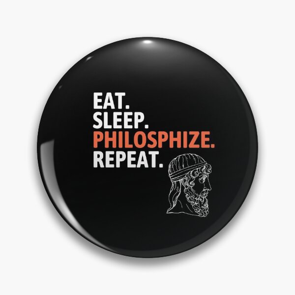 Item preview, Eat Sleep Philosophize Repeat Typographic designed and sold by Amovar.