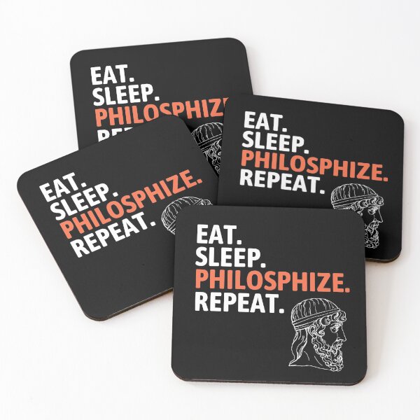 Item preview, Eat Sleep Philosophize Repeat Typographic designed and sold by Amovar.