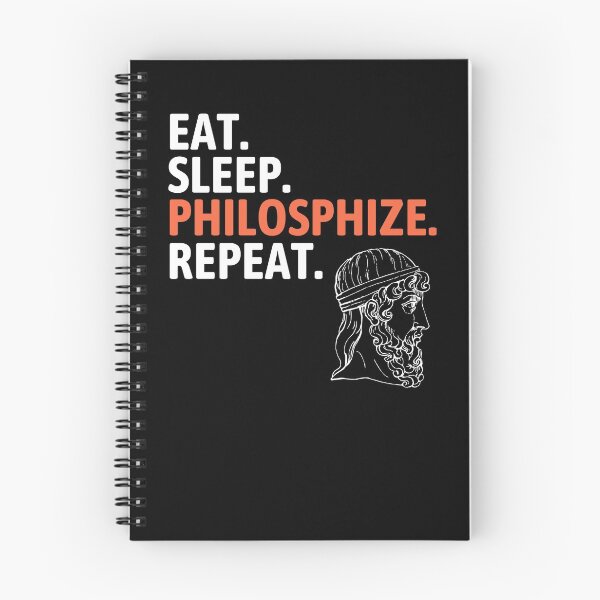 Item preview, Eat Sleep Philosophize Repeat Typographic designed and sold by Amovar.