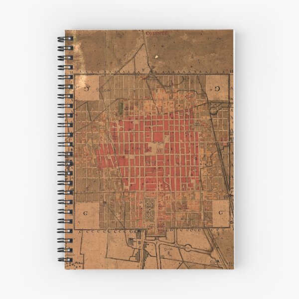 Item preview, Vintage Map of Mexico City Mexico (1800) designed and sold by BravuraMedia.