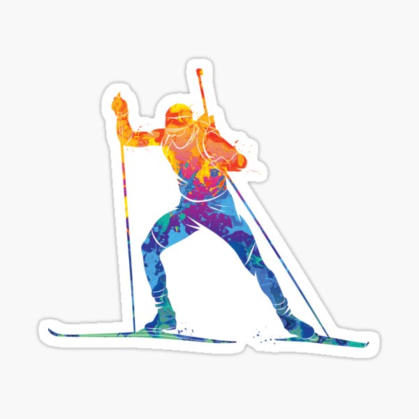 Item preview, Watercolor Biathlon designed and sold by Nodirama.