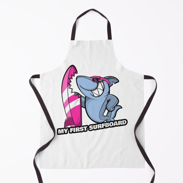 Item preview, My first Surfboard | Shark Cartoon Illustration designed and sold by Rizty.