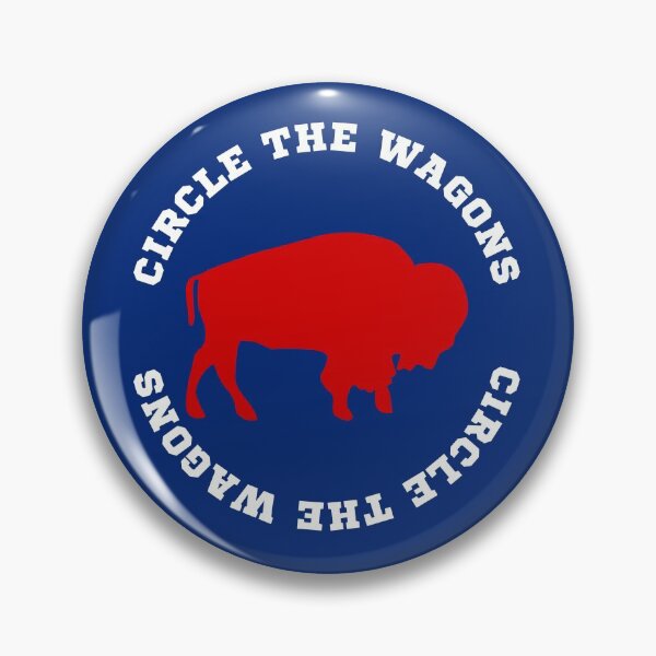 Item preview, Circle the Wagons Buffalo Football Fan designed and sold by LaurenElin.