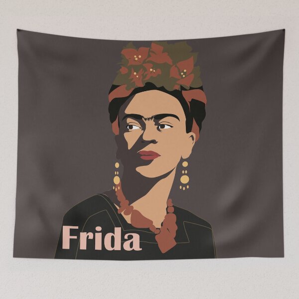 Item preview, FRIDA KAHLO Mexican Feminist portrait painting designed and sold by GalleryArtField.