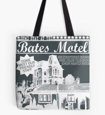 Bates Motel - White Type Tote Bag
