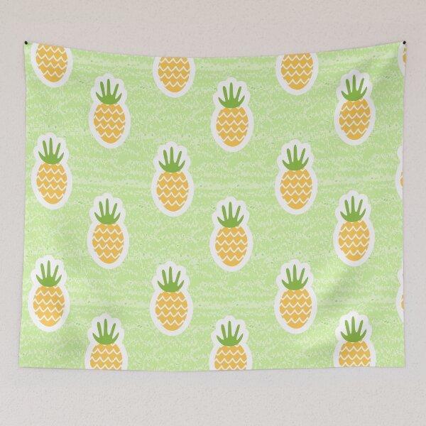 Item preview, Safari summer pineapples seamless pattern designed and sold by essskina.