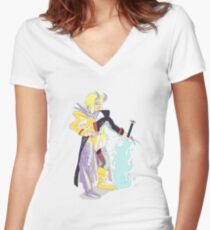 80s Magik Women's Fitted V-Neck T-Shirt