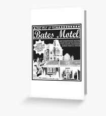 Bates Motel - White Type Greeting Card