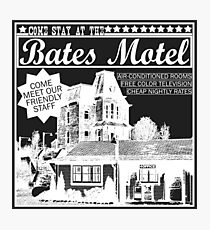 Bates Motel - White Type Photographic Print