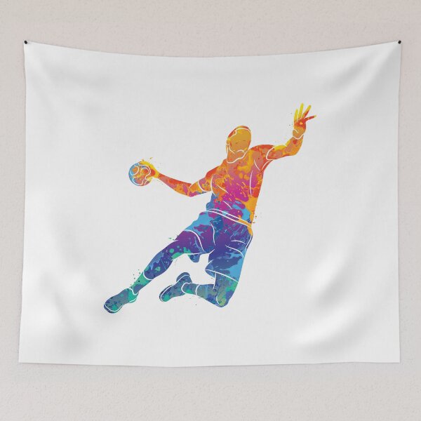 Item preview, Watercolor Handball designed and sold by Nodirama.