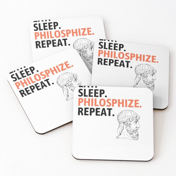 Item preview, Eat Sleep Philosophize Repeat White designed and sold by Amovar.
