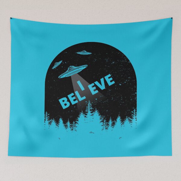 Item preview, I Believe in UFOs and Aliens - Sci-Fi Fans designed and sold by DesignByLeo.