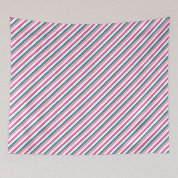 Item preview, Candy Stripes - Pink and Mint designed and sold by harrizon.