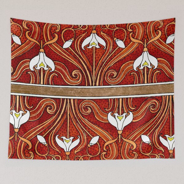 Item preview, Maurice Pillard Verneuil Snowdrops designed and sold by nouveaudecor.